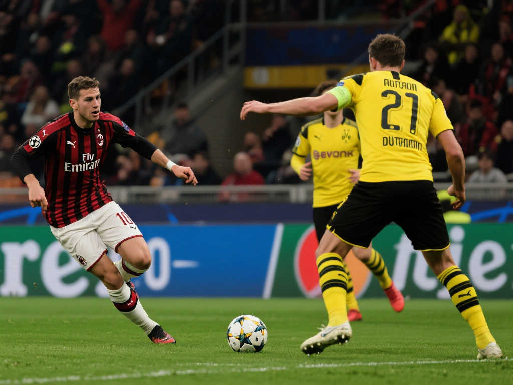 AC米兰对阵多特蒙德：死亡之组胜负难料，比赛前瞻解析